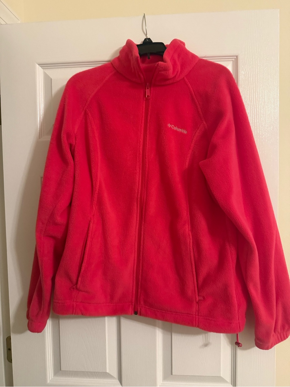 Columbia Red Fleece Jacket with Zip